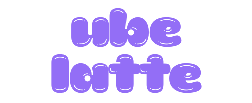 Ube latte